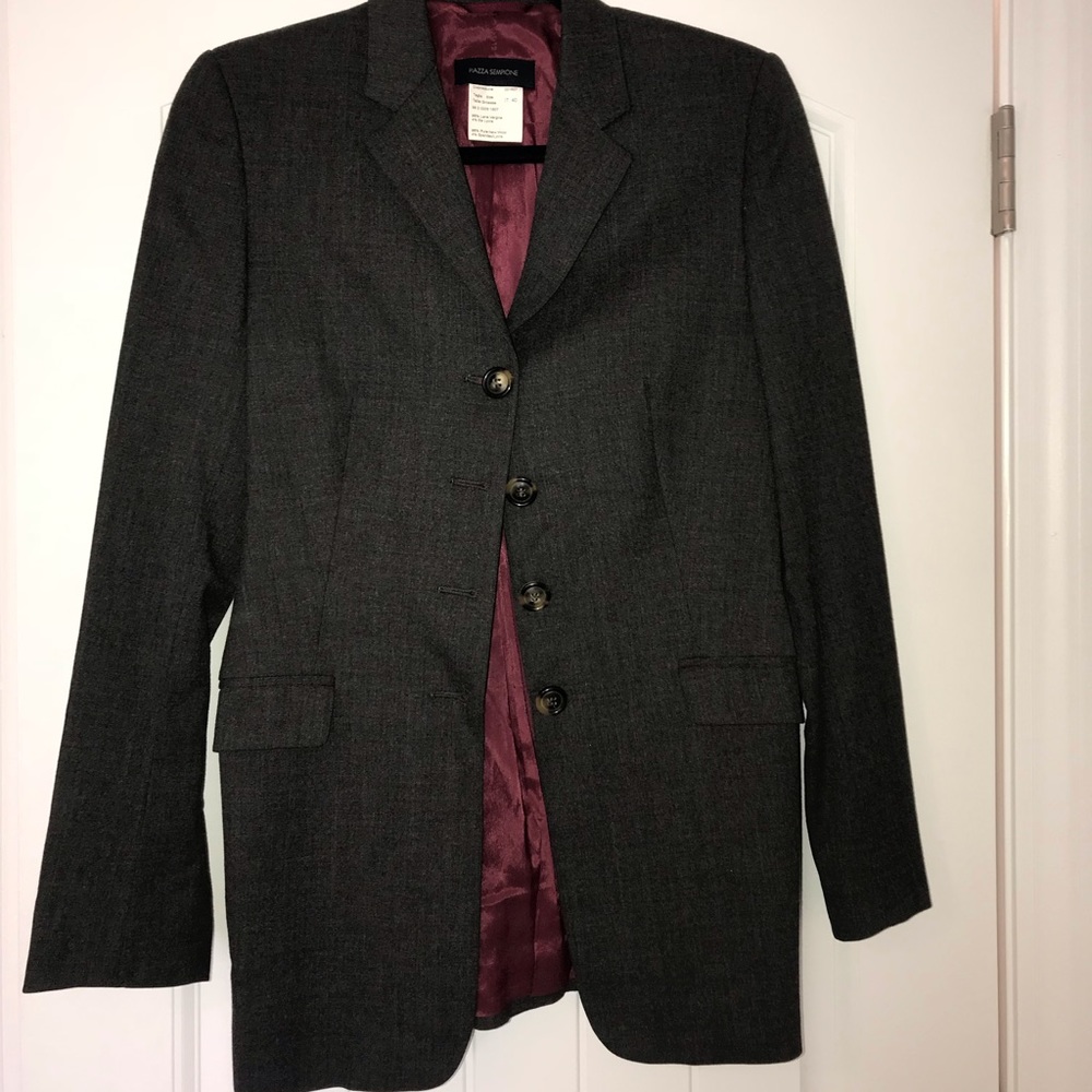 Piazza Sempione Structured Wool Blazer